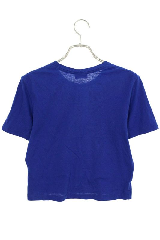 Saint Laurent Paris 693298 Y2zj2 Logo Embroidery Cropped T-shirt Women XS