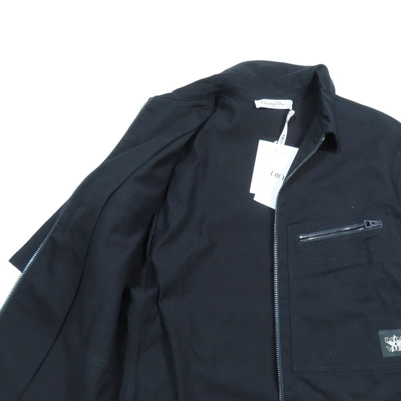 Unused 22aw Christian Dior Zip Up Short Sleeve Shirt Jacket Blouson Dior Vibe