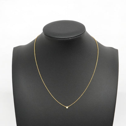 Tiffany & Co Necklace By-the-yard 1PD 18K Yellow Gold Yellow Gold Diamond Ladies