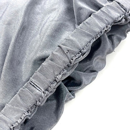 Prada 22aw Back Print Silk Jumpsuit Gray S Sgc096