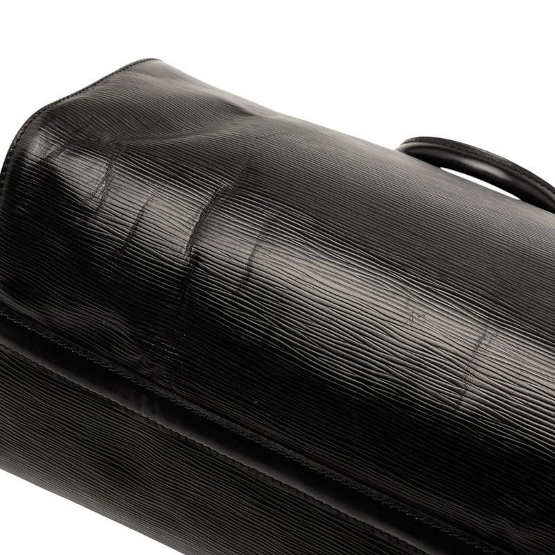 Louis Vuitton Epi Speedy 35 Handbag Boston Bag M42992 Noir Black Leather Women