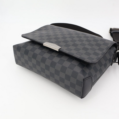 Louis Vuitton N40349 Damier Graphite Crossbody District PM NV2 Shoulder Bag