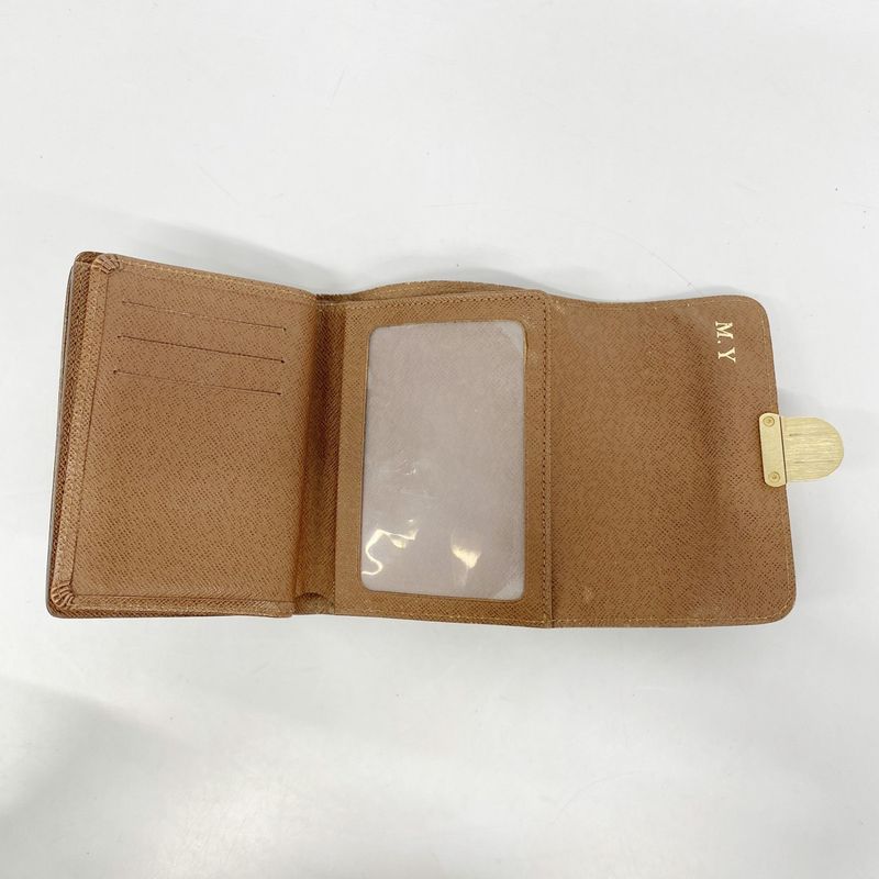 Louis Vuitton Trifold Wallet Monogram Portefeuille Koala M58013 Brown Ladies