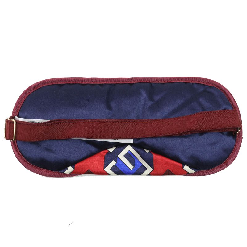 Gucci Geometric G Print Travel Set 100% Silk Eye Mask Air Pillow Slippers