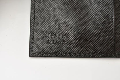 Prada Outlet Key Case Prada Key Holder 2m0025 Saffiano Corner Shape Push