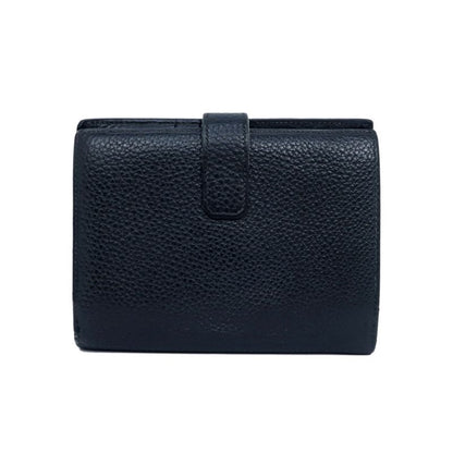 Hermes Jura 2 Bifold Wallet Black Togo C Engraved