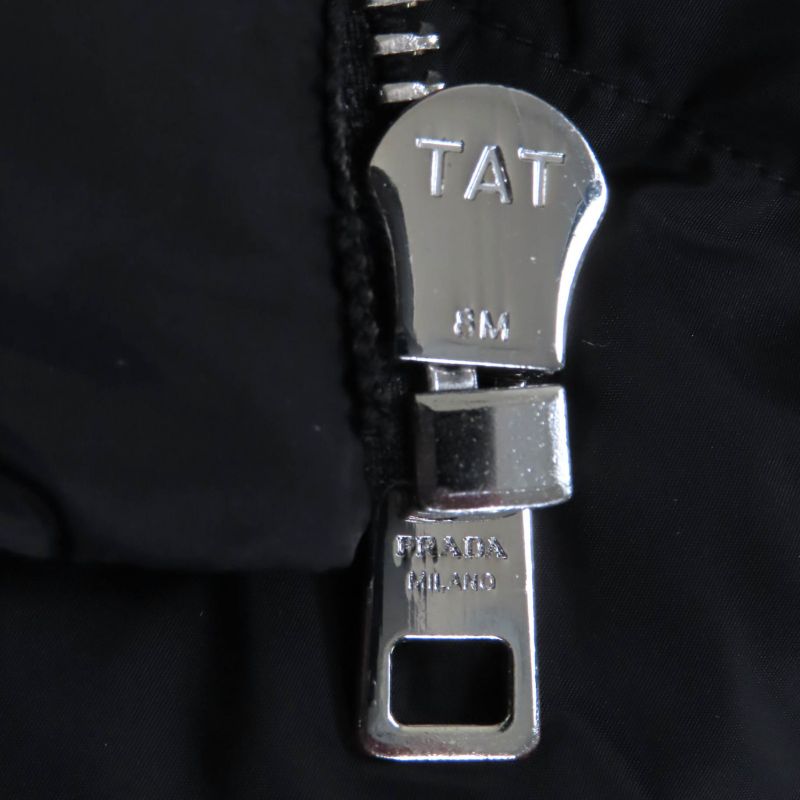 Prada 2020 29y510 With Triangle Logo Plate And Collar Lamb Fur Short Length