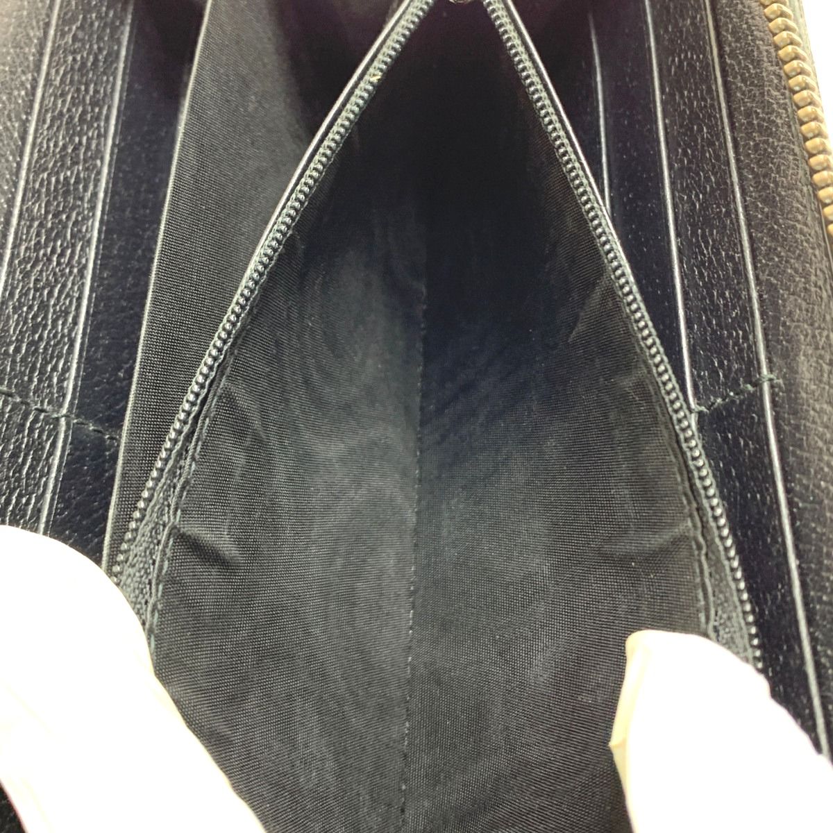 Gucci Round Zipper Long Wallet 435298 Black