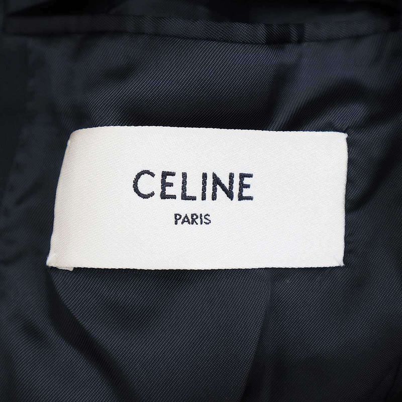 Celine Peak Collar Short Tuxedo Jacket 2v131120d Black 34