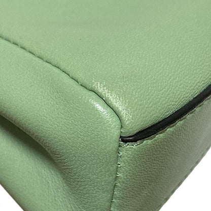 Fendi Handbag Micro Peekaboo 8m0355 Light Green Mini Bag Leather