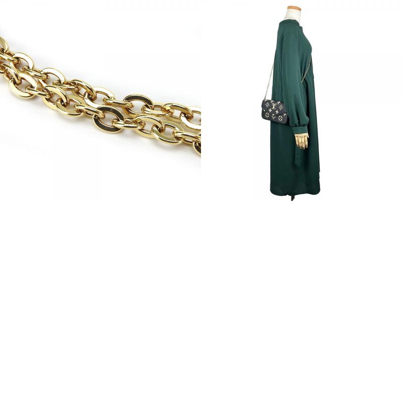 Louis Vuitton Shoulder Bag Pochette Felicie M82479 Monogram Empreinte Black