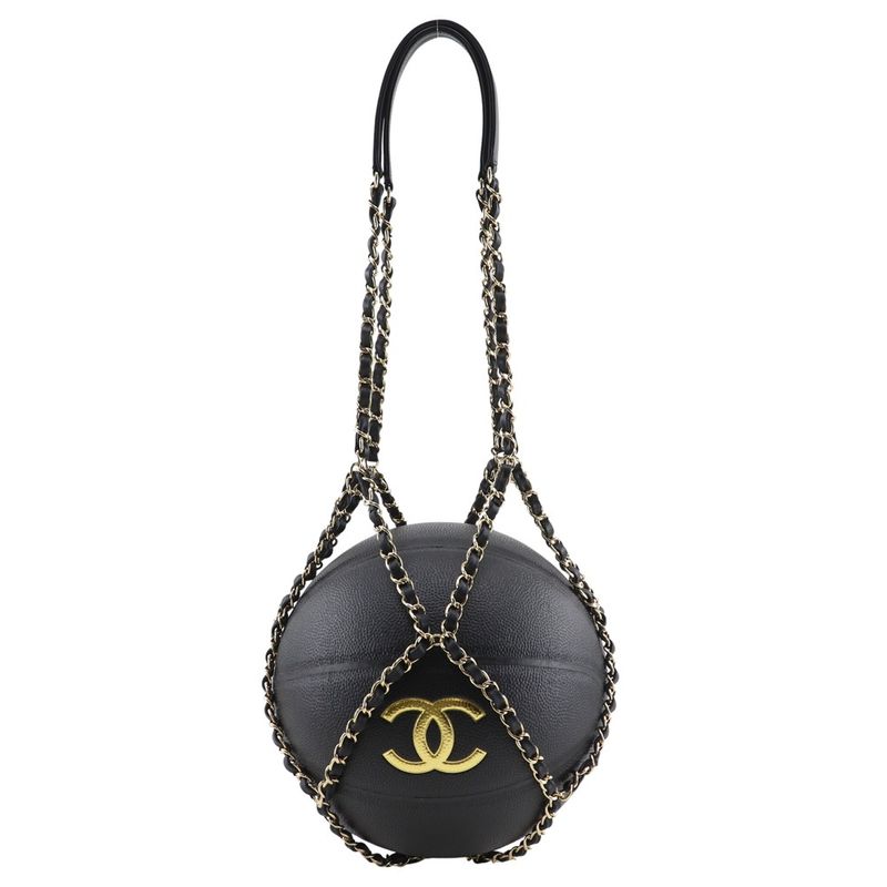 Chanel Basketball Black Rubber Black/gold _ Miscellaneous