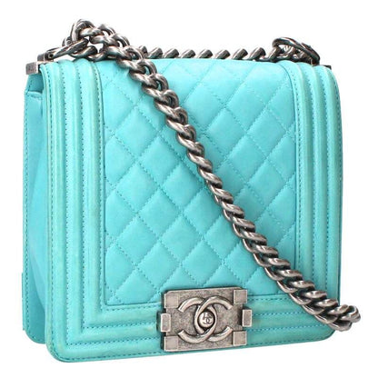 Chanel Boy Chanel Mini Coco Mar Cles Zahn Chain Shoulder Bag Men's