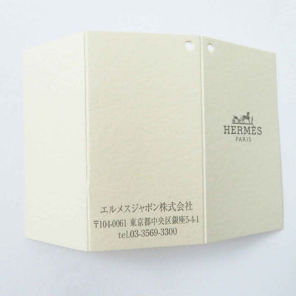 Hermes H Ekip Pendant Necklace Buffalo Horn Lavender Yellow With Box And