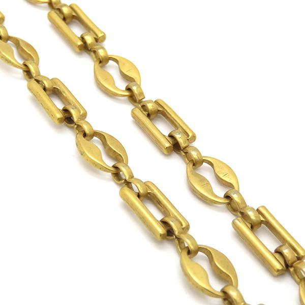 Chanel Necklace Coco Mark Clover GP Gold Pendant 01c