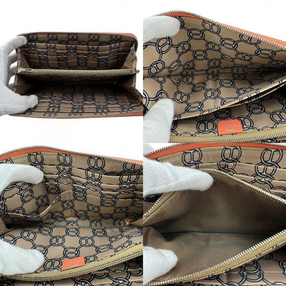 Hermes Azap Long Silk Inn Round Zipper Long Wallet Branded Card Holder Coin