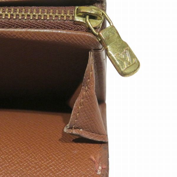 Louis Vuitton Monogram Portefeuille Tresor M61736 L-shape Zipper Bifold Wallet