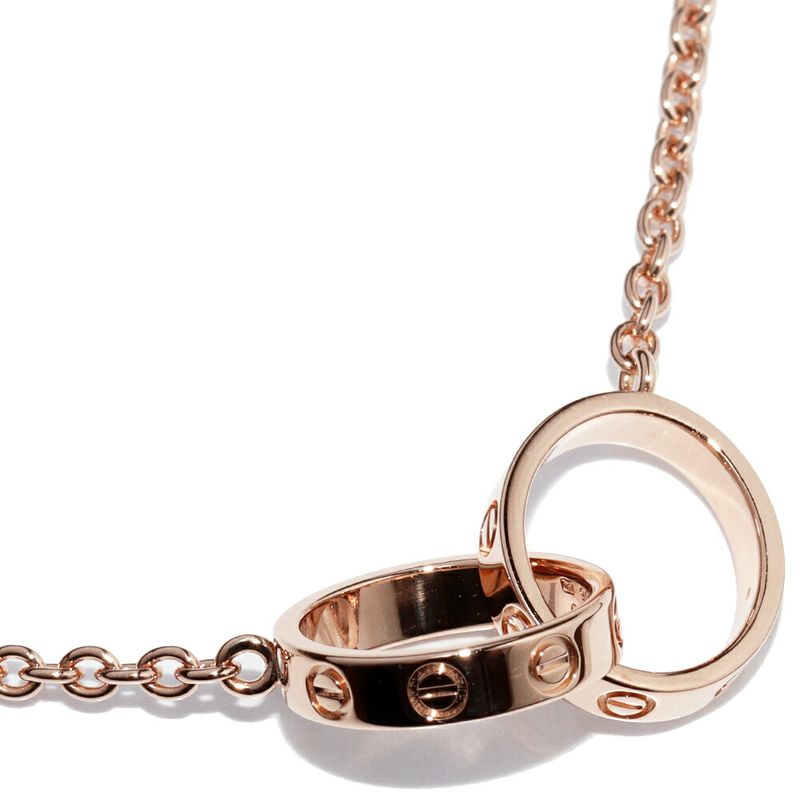 Cartier Pendant Necklace 18K Pink Gold Baby Love Necklace Baby Love Pendant