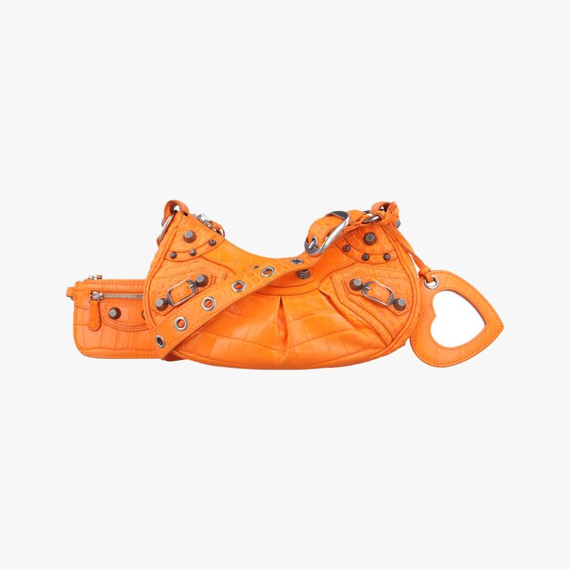 Balenciaga Lukagår Orange Lambskin 6713097512q535269