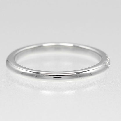 Tiffany & Co Forever Wedding Classic Band Pt950platinum X 3P Diamonds #6.5