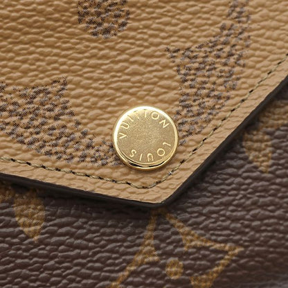 Louis Vuitton Trifold Wallet Portefeuille Zoe Monogram Canvas Monogram Reverse