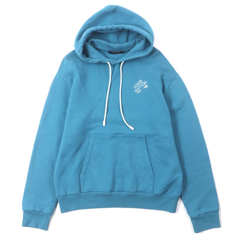 Louis Vuitton 22AW Signature Hoodie With Embroidery 100% Cotton Logo Embroidery