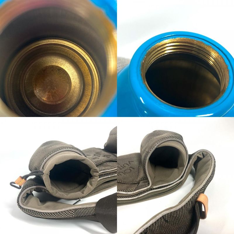 Louis Vuitton Body Bag Santure Jogging M93211 Damier Geant Canvas Khaki