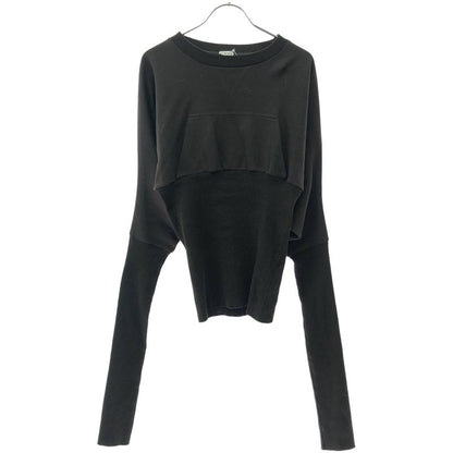 Loewe Wool Ribbed Sweat Top S540y23x31 Brown XS