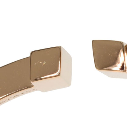 Tiffany & Co T-wire Wide Large Bracelet 18K Pink Gold Ladies