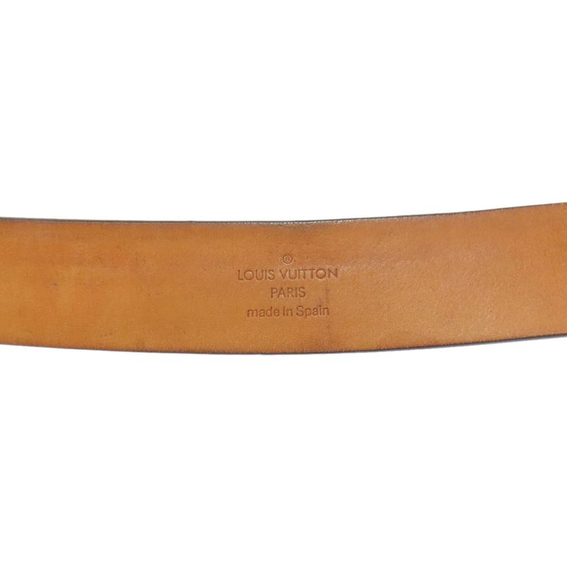 Louis Vuitton Lb0094 Santure Inizial Belt Leather Men's