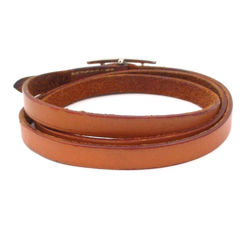 Hermes Bracelet Api 3 Leather Brown