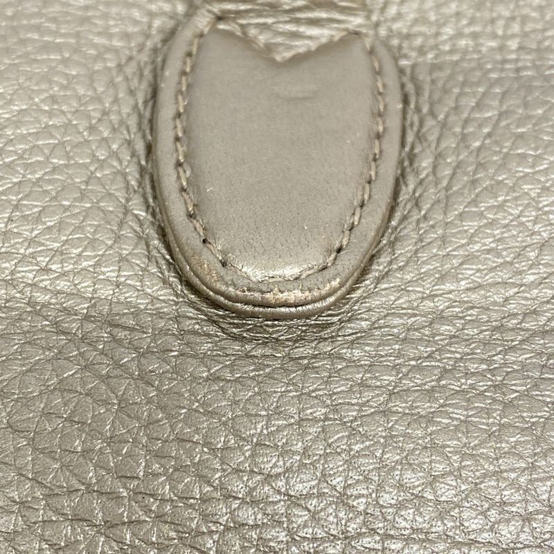 Gucci Shoulder Bag Bamboo New Jackie 246907 Leather Gold Chien Pan Gold