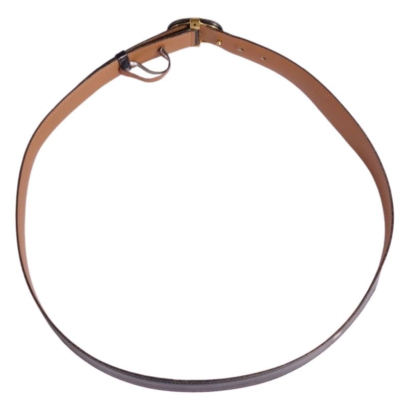 Vintage Hermes '84 Belt Leather Belt Buck