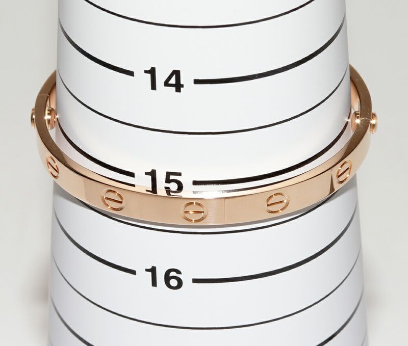 Cartier Bracelet Bangle 18K Pink Gold Love Bracelet