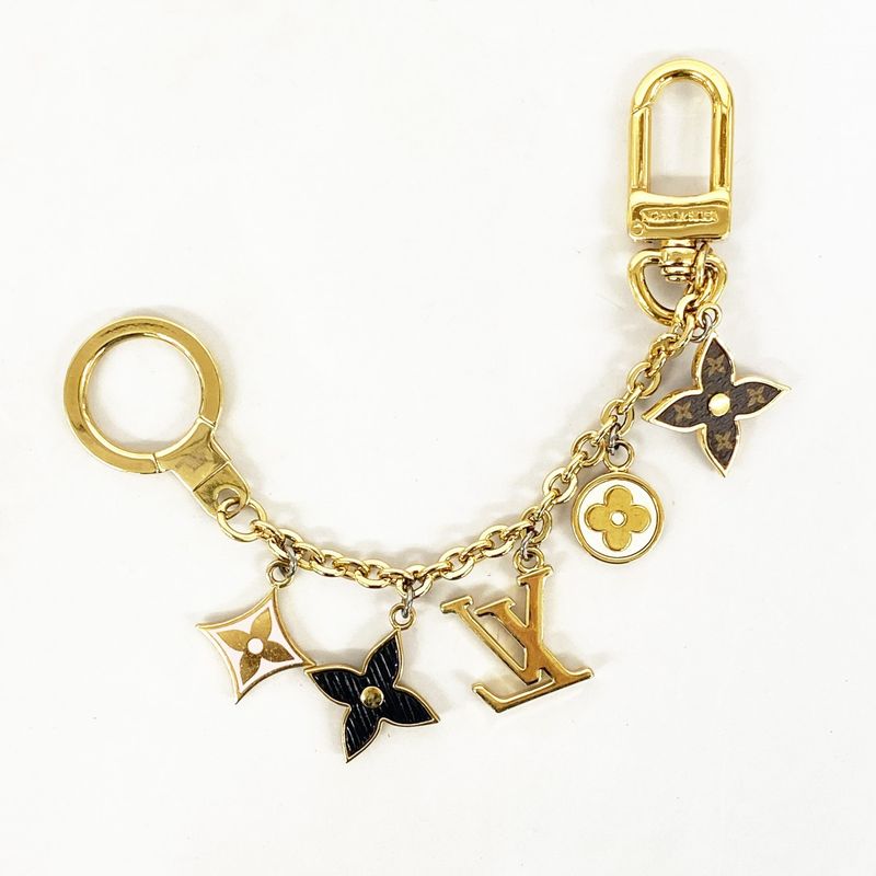 Louis Vuitton Key Holder Bijoux Sac Schennusp Ring Street M68999 Gold Multicolor