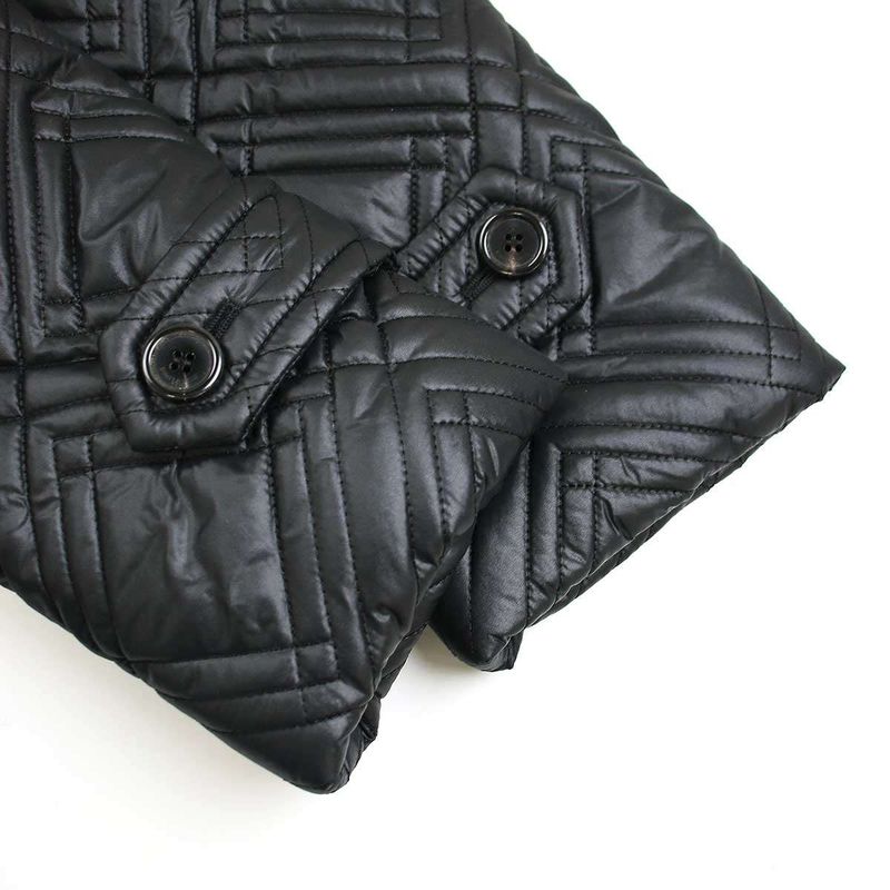 Saint Laurent Paris 21aw Quilted Patted Chester Coat 661456 Black 52