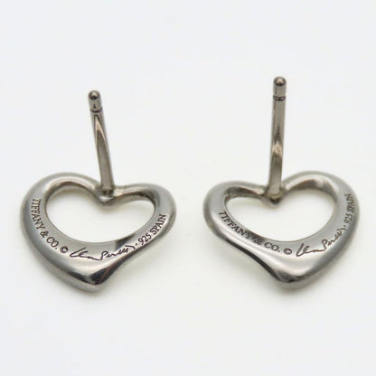Tiffany & Co Earrings Open Heart 925 Silver Approx 1.7g Silver Elsa Peretti