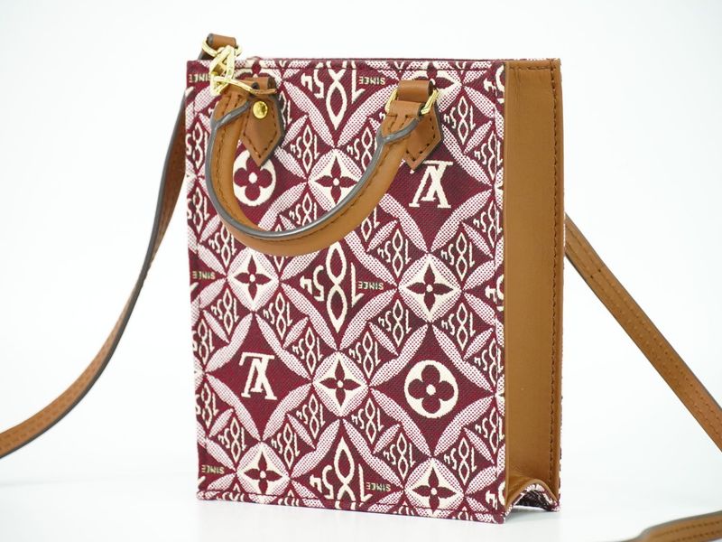 Authentic Louis Vuitton LV Petite Sac Pla Since1854 Monogram Jacquard Shoulder