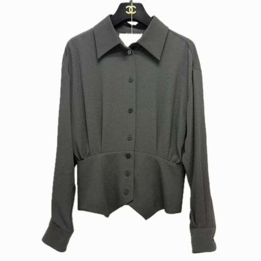 Chanel Blouse P80340 Cashmere Black