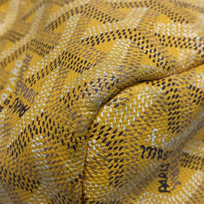 Goyard Saint Louis PM Yellow Leather Tote Bag