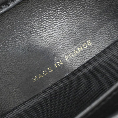 Chanel Caviar Skin CC Wallet Bifold Wallet Black Leather 30ka681