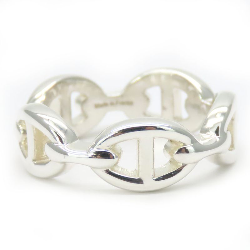 Hermes Ring - Chaine D'ancre Ancre 55 Silver 925 Approx 5.5g Silver Accessory