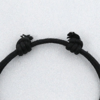 Bvlgari Bulgari Double Logo Silver 925 Black Unisex 11.2g Bracelet