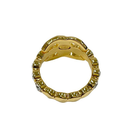 Chanel Ring Coco Mark Rhinestone