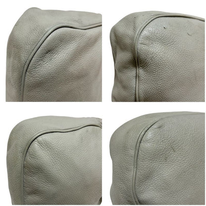 Bottega Veneta One Shoulder Bag Intrecciatoleather Light Gray Braided Soho Hobo