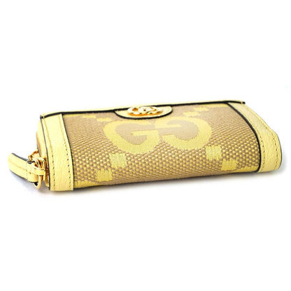 Gucci Card Case Ophidia Jumbo GG Beige/banana