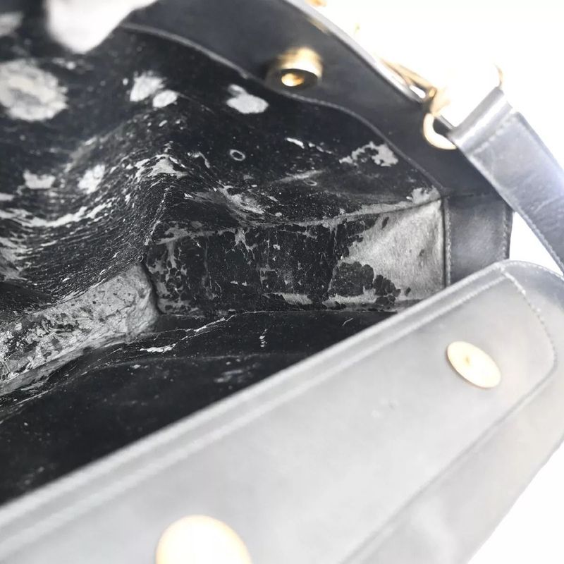 Gucci Bamboo Handbag Shoulder Bag Leather 01bs174