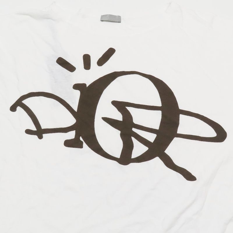 Unused 22aw Dior X Travis Scott Cactus Jack Travis Scott T-Shirt Logo Print Cut