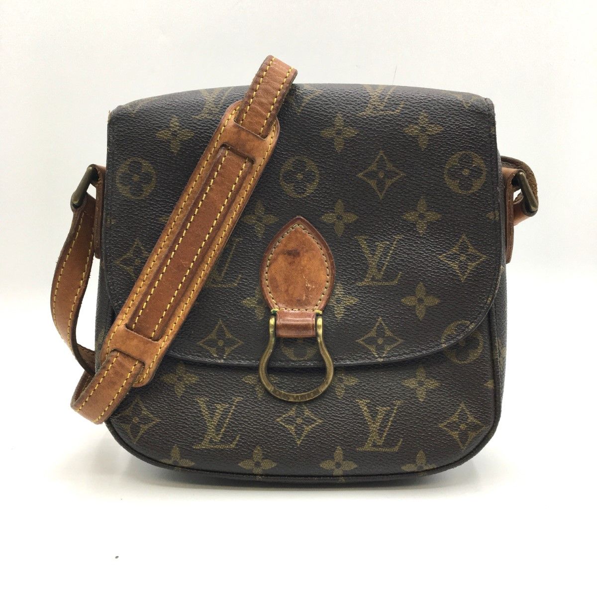 Louis Vuitton Monogram Saint-Cloud Shoulder Bag M51243 Damaged