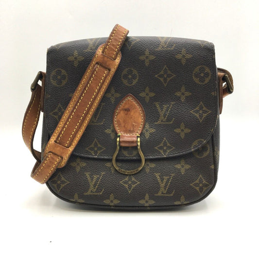 Louis Vuitton Monogram Saint-Cloud Shoulder Bag M51243 Damaged
